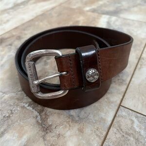 Timberland Brown Leather Men's Belt
